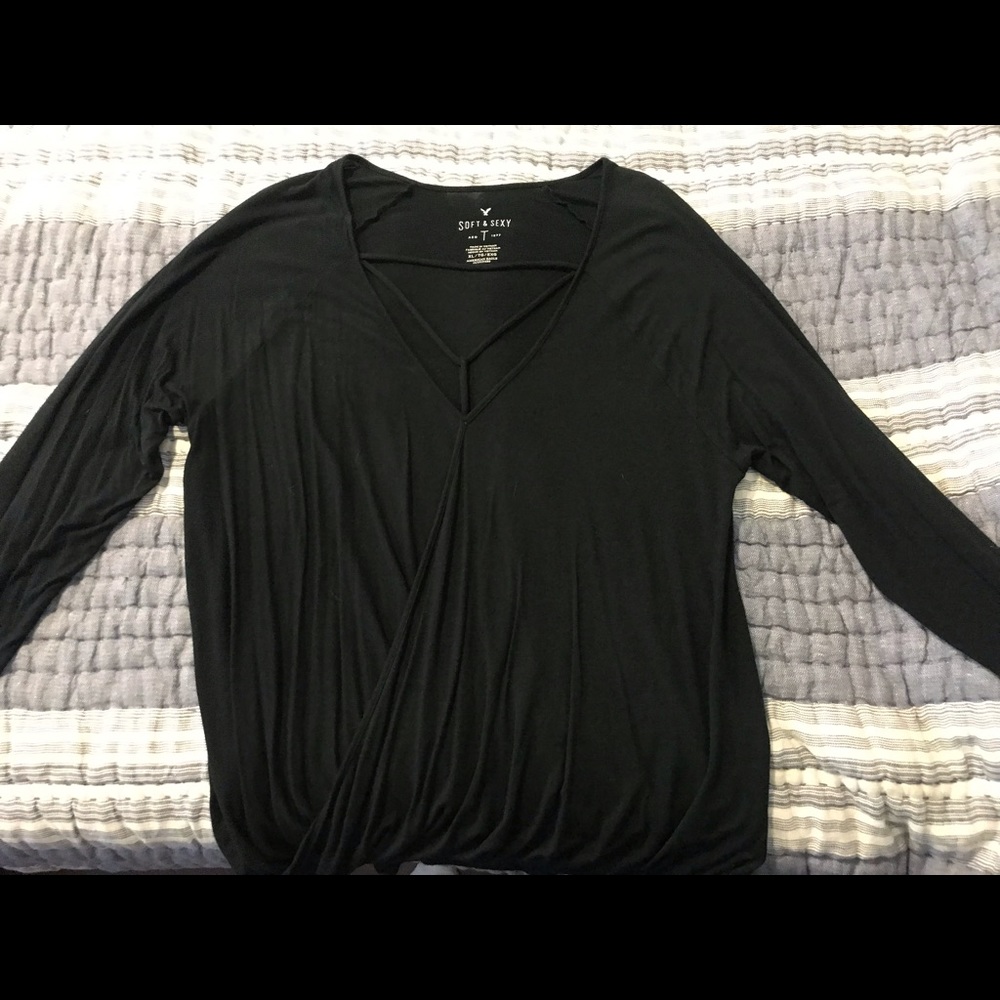 American Eagle soft and sexy black long sleeve